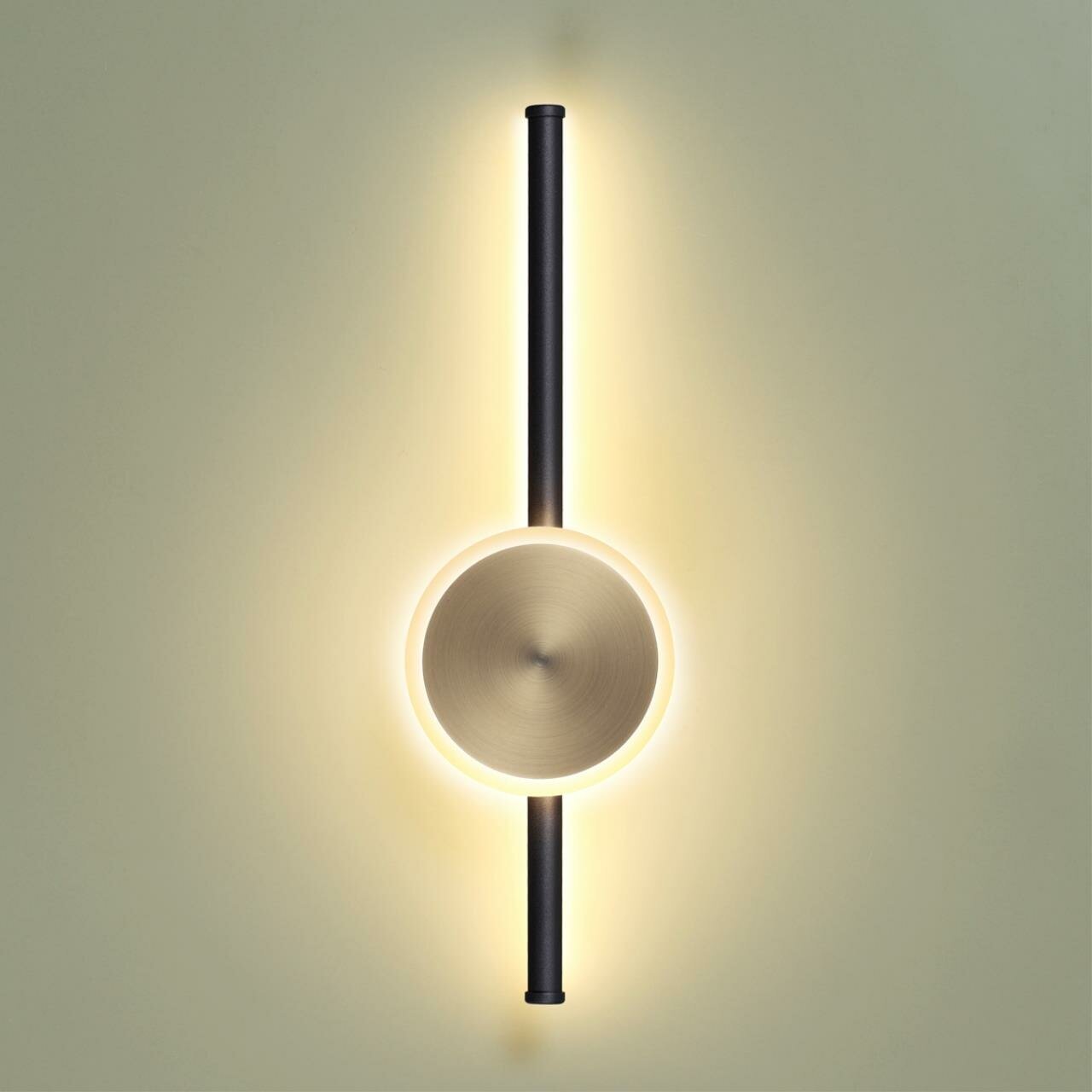 Настенный светильник светодиодный Odeon Light Stilo 4256/12WL, 12 Вт, кол-во ламп: 1 шт., цвет арматуры: бронзовый - фотография № 2
