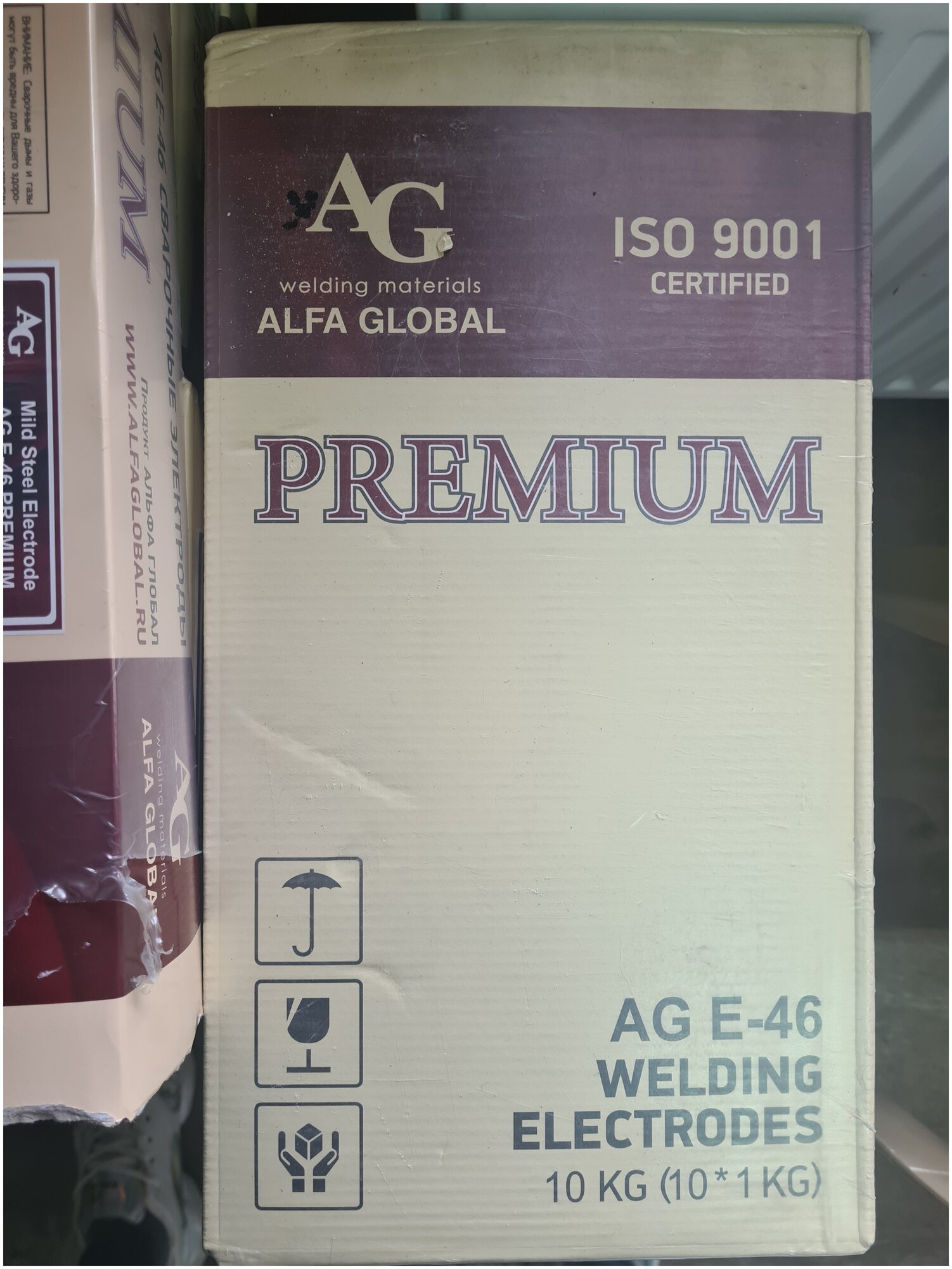 Электроды Е-46 ALFA GLOBAL д 40 5кг цена за 5 кг