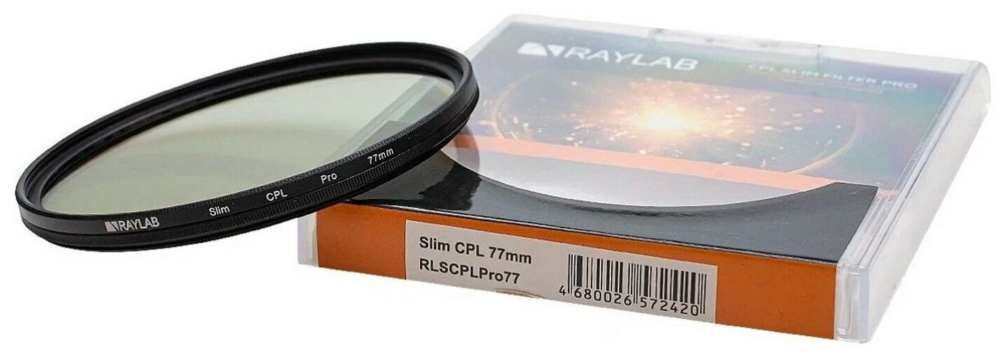 Светофильтр Raylab CPL Slim Pro 77mm поляризационный