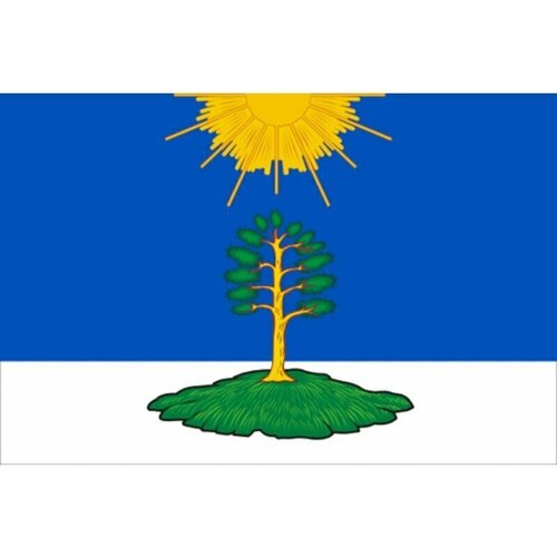 Флаг Солнечного (Тверская область). Размер 135x90 см.