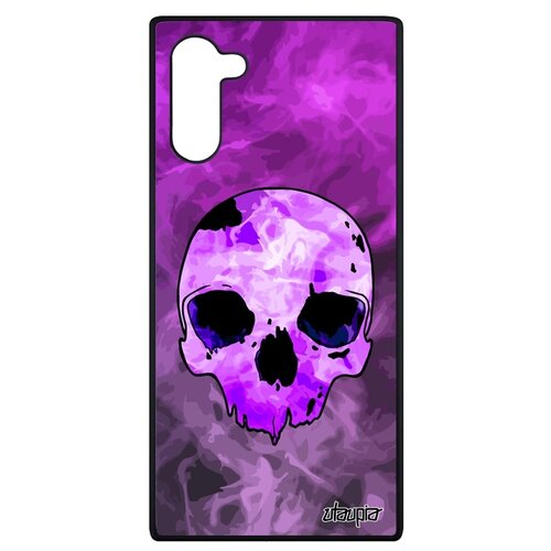 фото Чехол на телефон samsung galaxy note 10, "череп" готичный скелет utaupia