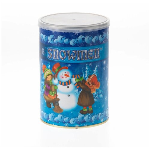 Snowmen Банка металлическая с сюрпризом внутри 11x8см, Е81005