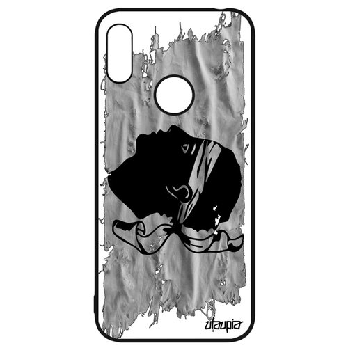 фото Чехол для мобильного huawei y6 2019, "флаг корсики на ткани" патриот государственный utaupia