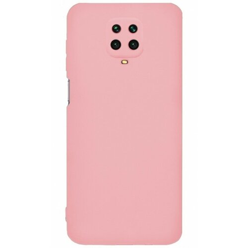 Накладка силиконовая Silicone Cover для Xiaomi Redmi Note 9 Pro / Xiaomi Redmi Note 9S розовая силиконовый матовый полупрозрачный чехол для xiaomi redmi note 9 pro note 9s белый