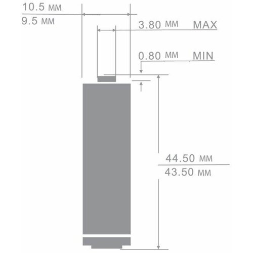 Элемент питания алкалиновый AAA/LR03 1.5В Alkaline BL-2 (блист.2шт) Ergolux 11743 panasonic lr03 alkaline power bl 10 батарейка 10 шт