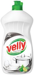 Grass Средство для мытья посуды Velly Premium Лайм и мята с дозатором, 0.5 л