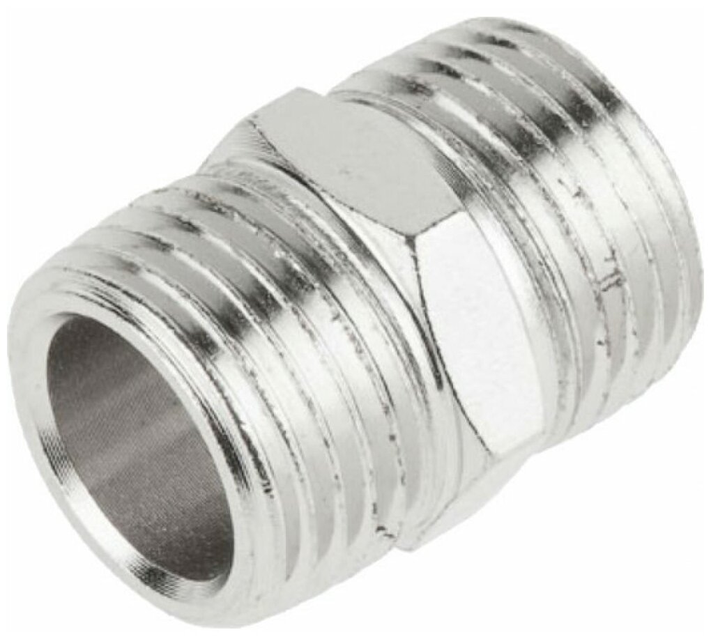 Соединение нар. резьба 1/2" х нар. резьба 1/2" (сталь) ECO (AS-MT12/MT12)