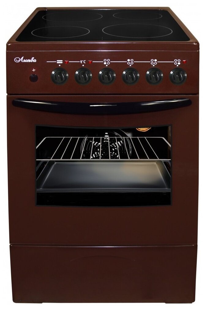 Электрическая плита Лысьва ЭПС 404 МС (EF4004MK00) коричневый