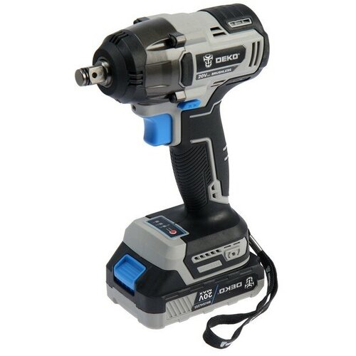Гайковерт аккумуляторный бесщеточный DEKO DKIS20 20В 2 Ач 350 Нм 3200 удмин 3 скоростив упаковке штук 1 1234100₽