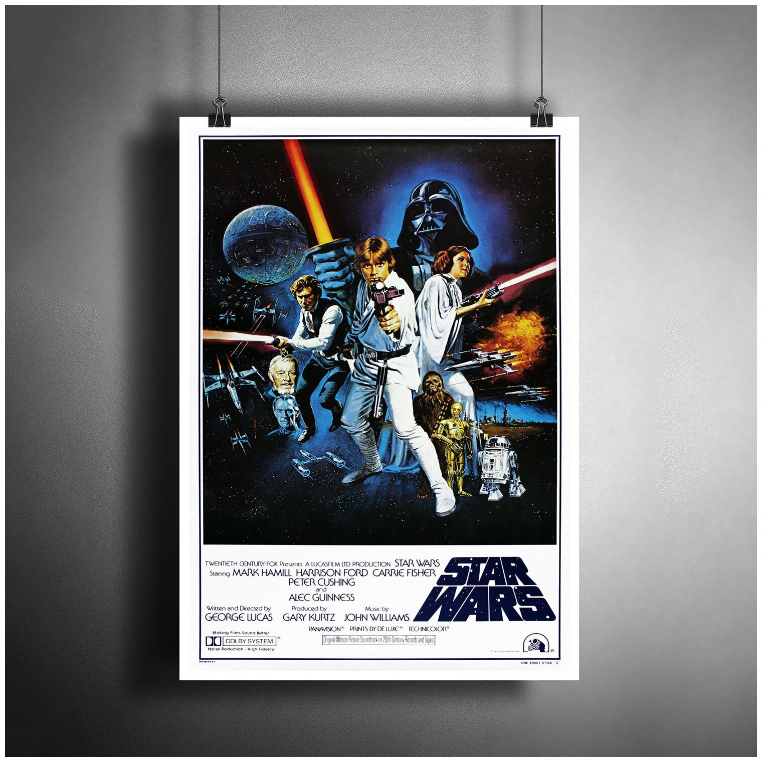 Постер плакат для интерьера "Star Wars. Звёздные войны"/ Декор дома, офиса, комнаты A3 (297 x 420 мм)
