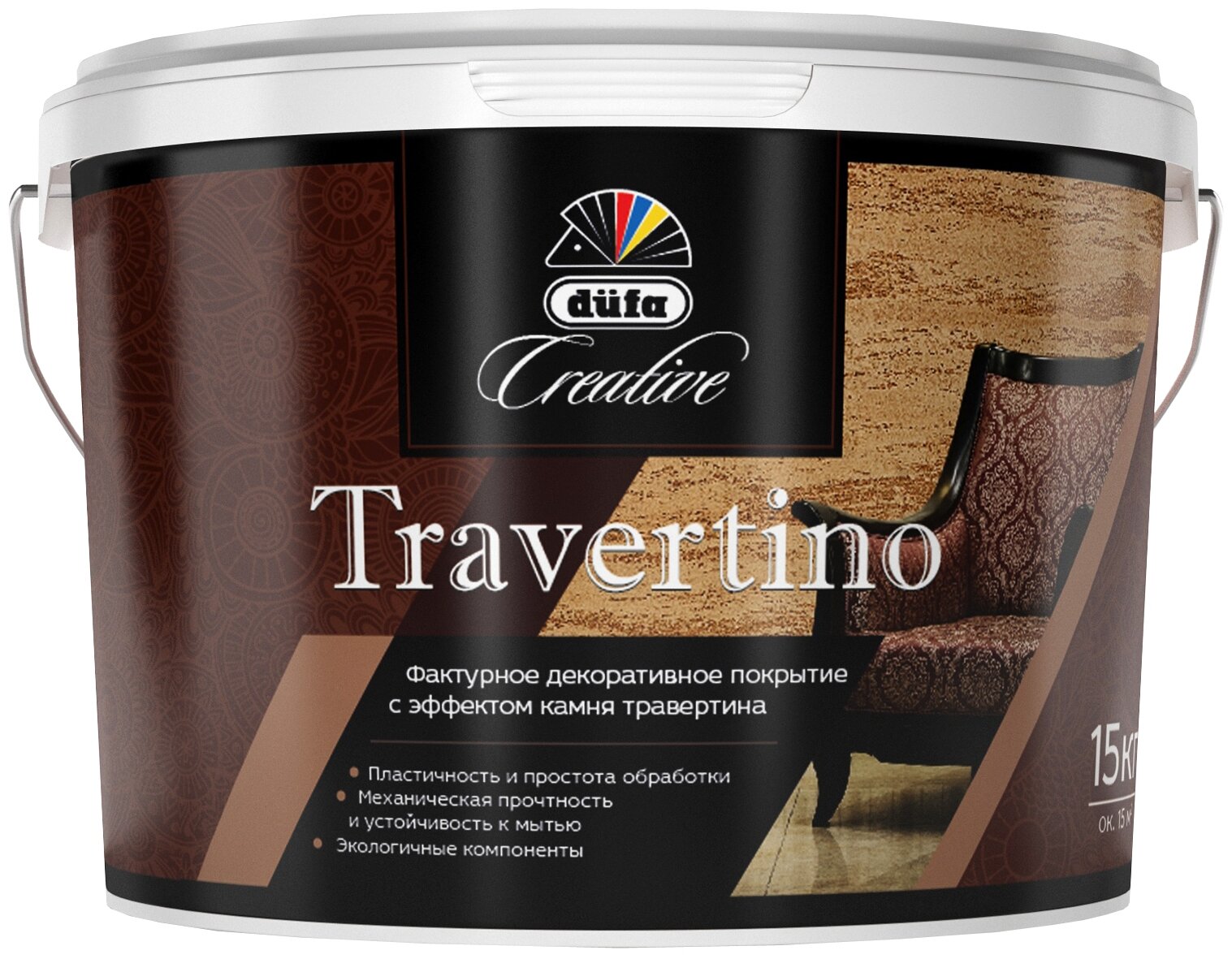 Декоративное покрытие Dufa Creative Travertino