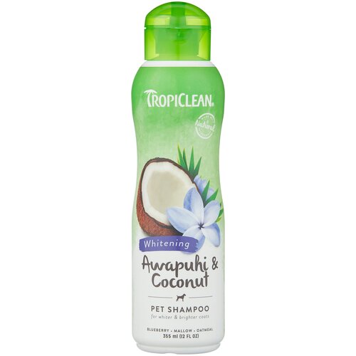 Tropiclean Whitening Awapuhi  & Coconut Шампунь для животных для светлых окрасов