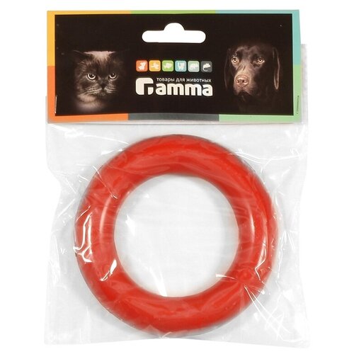 фото Кольцо для собак гамма кольцо малое (12192002) красный