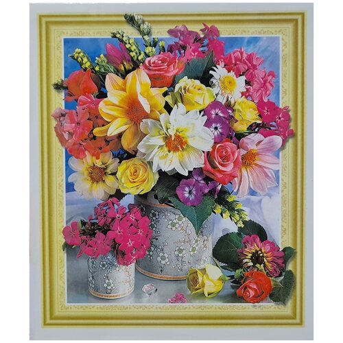 Алмазная мозаика 5D. Букет. 40x50 см. LT0056.