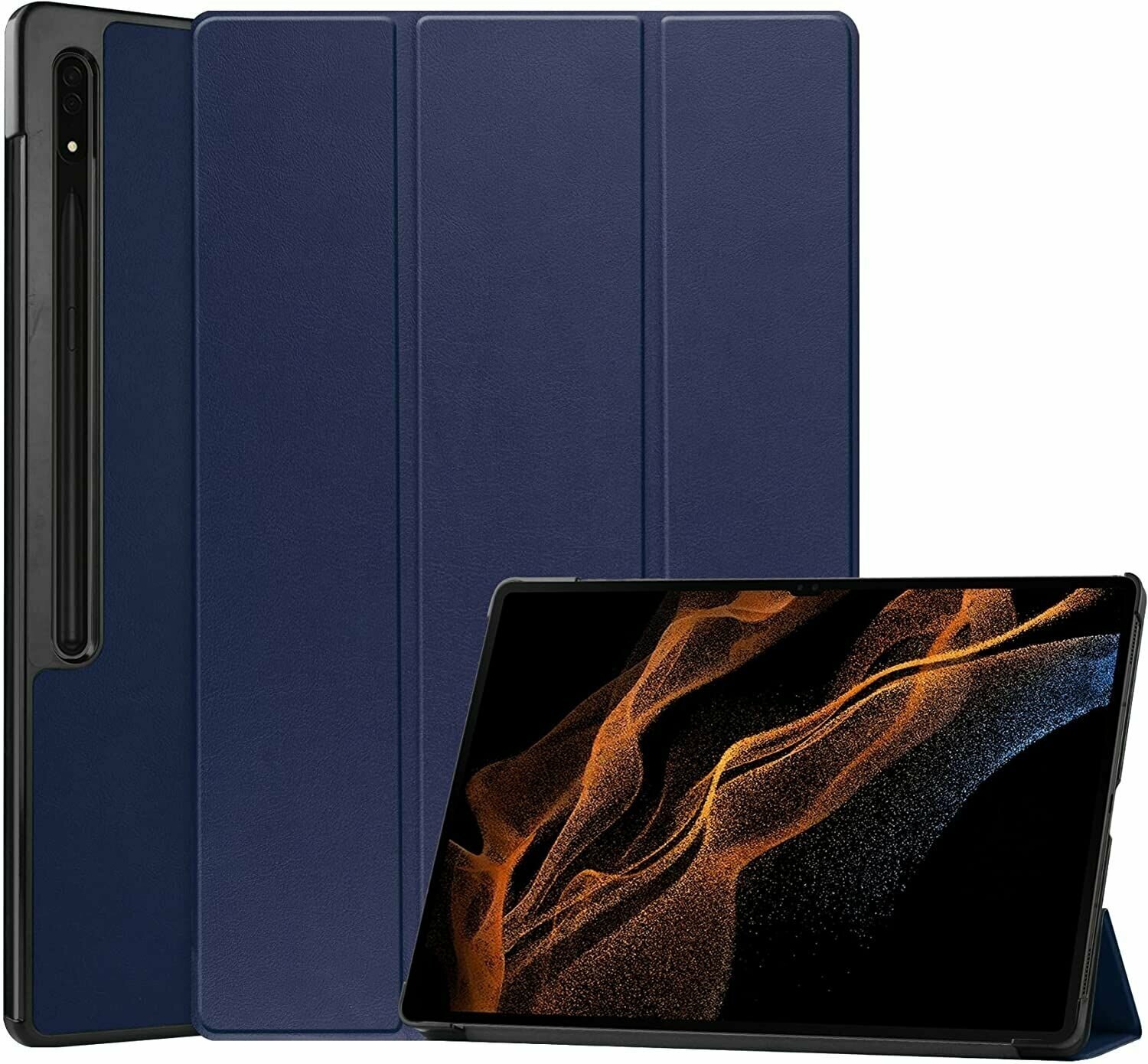 Умный чехол для Samsung Tab S8 SM-X700/S7 T870/T871 2020 (11.0), синий