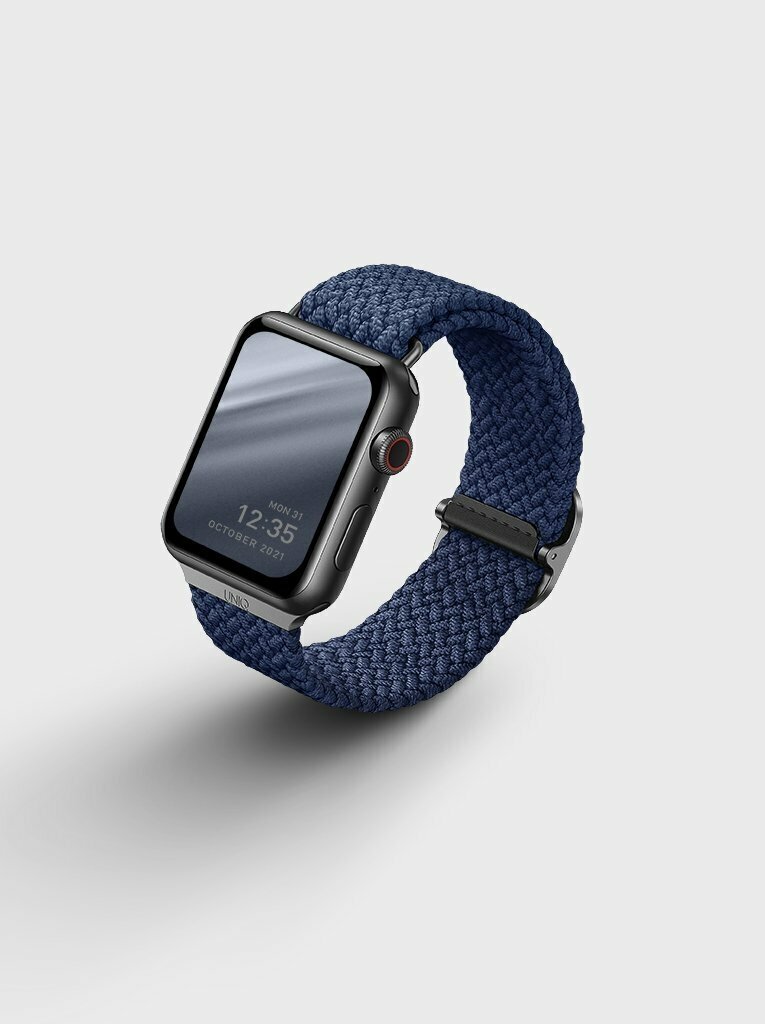 Ремешок Uniq Ремешок Uniq для Apple Watch 44/42 mm ASPEN Strap Braided синий