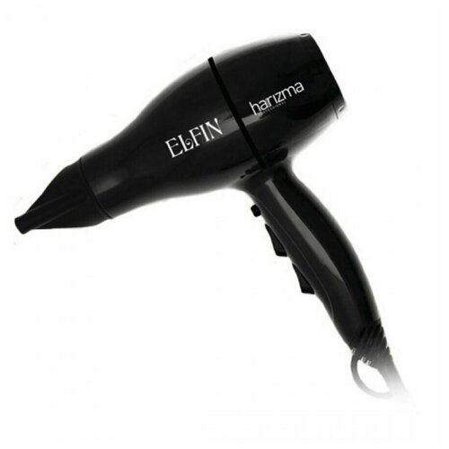 Harizma Профессиональный компактный фен для волос Elfin 1900 Вт черный 500100₽