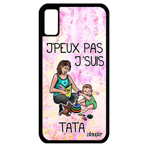 фото Чехол на телефон apple iphone x, "не могу - стала тетей!" шутка семья utaupia