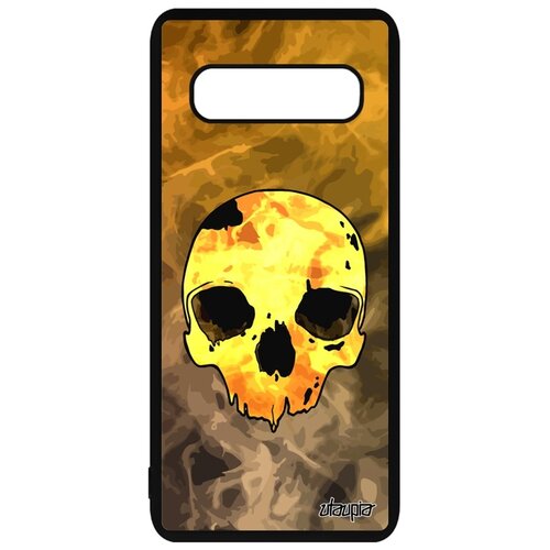 фото Чехол на телефон samsung galaxy s10, "череп" кость death utaupia