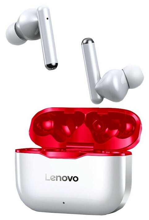 Беспроводные наушники Lenovo LirePods LP1 Original Red