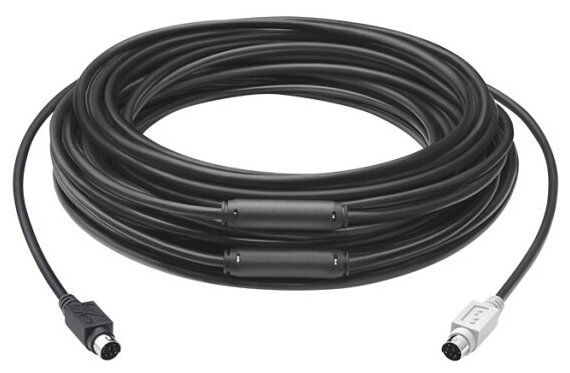 Кабель Logitech GROUP 15m Extender Cable AMR 15M MINI-DIN CABLE (939-001490)