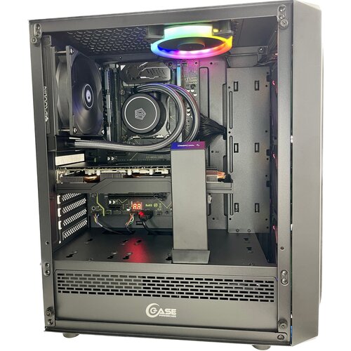 Игровой компьютер AMD 5700XT 8Гб, INTEL с водяным охлаждением 3.5 ГГц 10 Ядер, 32 Гб DDR4, М2 128 Гб M2 500 Гб