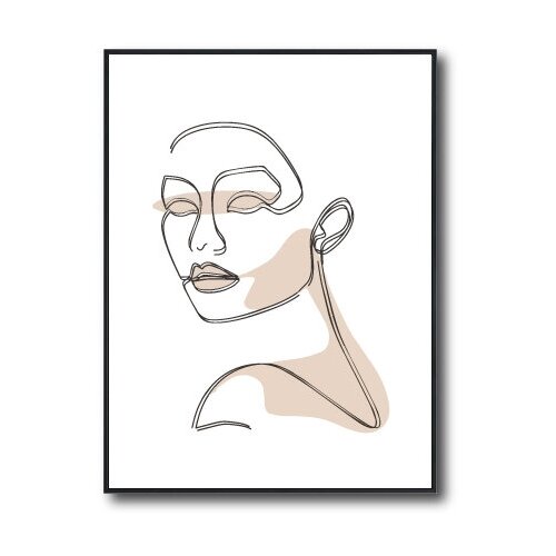 Панно 13x18 см, рамка 6 мм