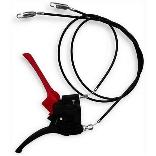 Ручка троса сцепления (сдвоенная) переднего и заднего ходов в сборе с тросами для мотоблока