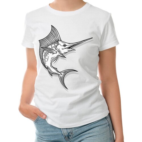 фото Футболка roly, размер s, белый