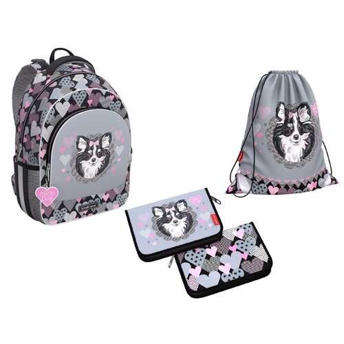 фото Ученический рюкзак erichkrause® ergoline® 15l mimi dog с наполнением 49460/1