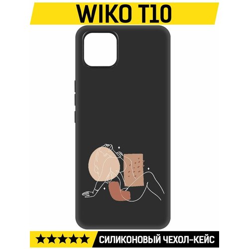 Чехол-накладка Krutoff Soft Case Чувственность для Wiko T10 черный чехол накладка krutoff soft case зимний кофе для wiko t10 черный