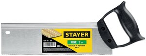 STAYER Fine 300 мм, Ножовка для стусла c обушком (1536-30)