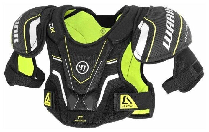 Защита груди/плеч дет."WARRIOR DX YTH Shoulder Pad" арт. DXSPYTH-S/M, р. S/M, пласт, пена, полиэс, чер