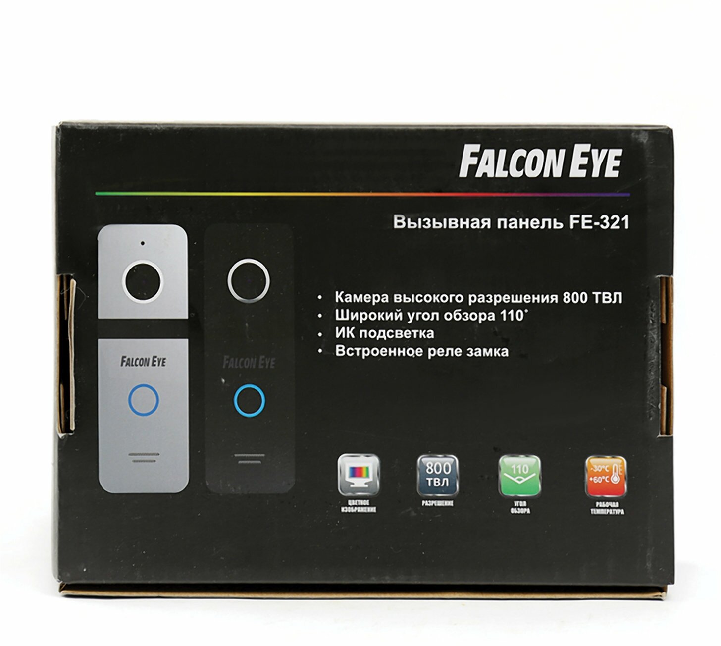 Видеопанель FALCON EYE FE-321, цветная, накладная, серебристый - фото №8