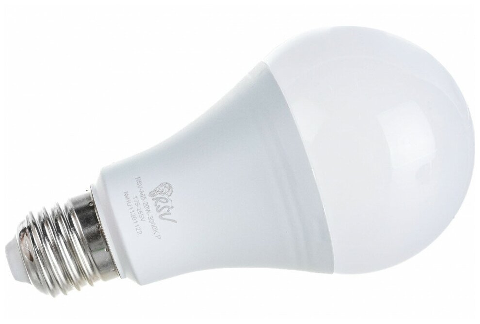 Светодиодная лампа RSV-A65-20W-3000K-E27 P 9803892 - фотография № 1