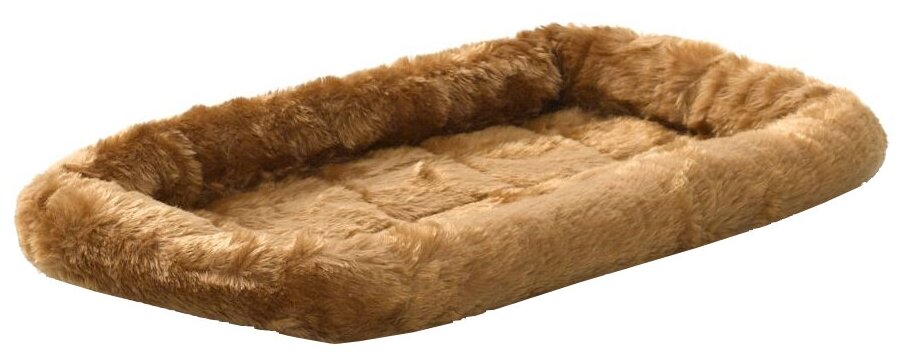 Лежанка для животных MIDWEST, Pet Bed меховая 55х33см коричневая (27012)