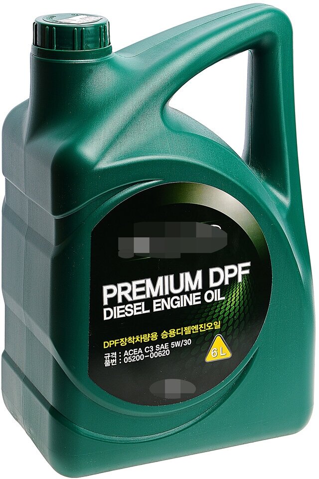Полусинтетическое моторное масло MOBIS Premium DPF Diesel 5W-30, 6 л, 1 шт. - фотография № 5