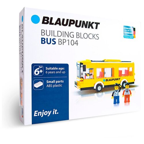 фото Конструктор blaupunkt building block bp104 автобус, 289 дет.