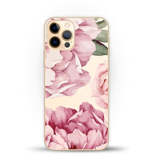 фото Силиконовый чехол пионы на apple iphone 12 pro andy & paul