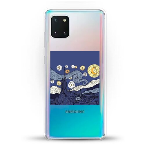 фото Силиконовый чехол ночь на samsung galaxy note 10 lite andy & paul