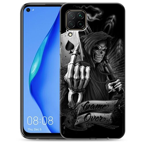 фото Дизайнерский пластиковый чехол для huawei p40 lite 100gadgets