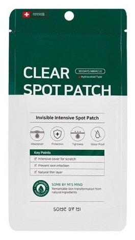 SOME BY MI Патчи для точечного применения CLEAR SPOT PATCH, 18шт