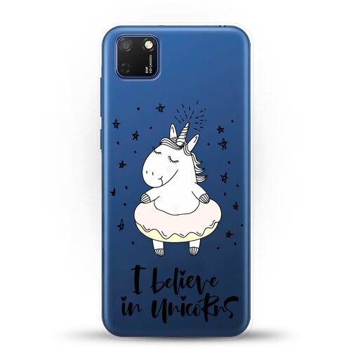 фото Силиконовый чехол единорог на huawei y5p andy & paul