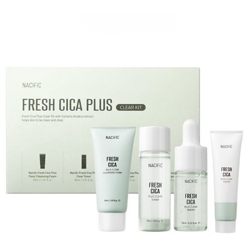 Nacific Fresh Cica Plus Clear Kit Набор миниатюр линейки с центеллой