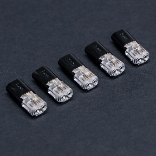 Разъем-коннектор TORSO автомобильный 2 pin 22-20 AWG до 36В 9 А набор 5 шт 310₽