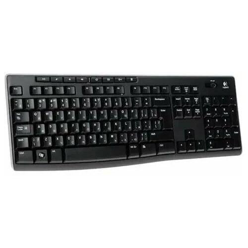 Клавиатура Logitech K270 черный/белый (920-003058)