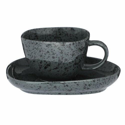 Ivlev Chef Оникс Набор чайный 2пр 250мл 15см фарфор 4 штуки 4791₽