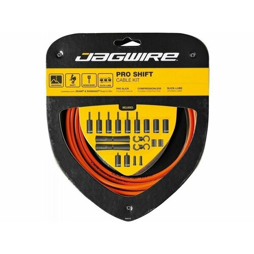 Набор рубашек и тросиков переключения Jagwire Pro Shift Kit 2X Orange (PCK506)