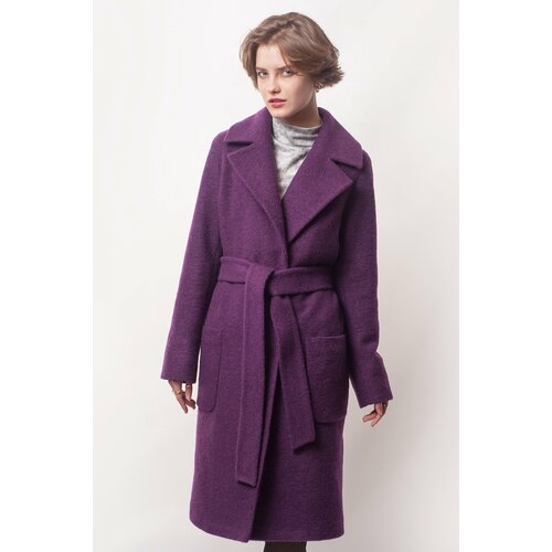 фото Пальто margo, размер 40-42, лиловый, фиолетовый