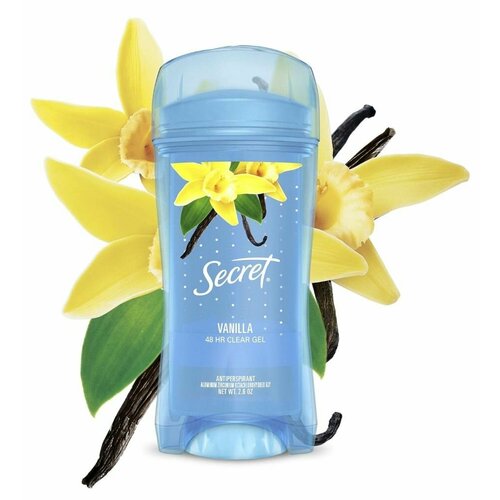 Secret Vanilla Clear Gel Antiperspirant - Гелевый дезодорант-антиперспирант ваниль